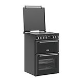 Stoves 60cm Double Oven Electric Range Cooker - Black.