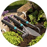 Garden hand tools sets.