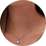 Pendent and earring set.