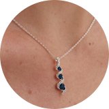 Necklace, bracelet and earring sets.