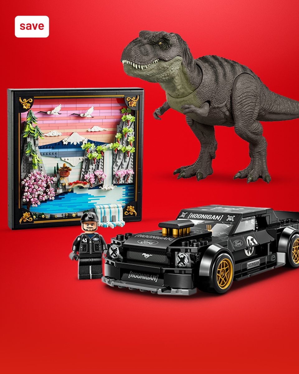 Save up to 1/3 on selected toys. Explore savings on LEGO®, Barbie and many more.