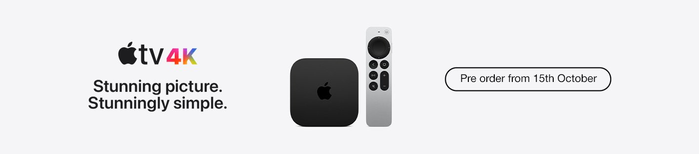 Apple. TV 4K. Stunning picture. Stunningly simple. Pre-order from 15th October.