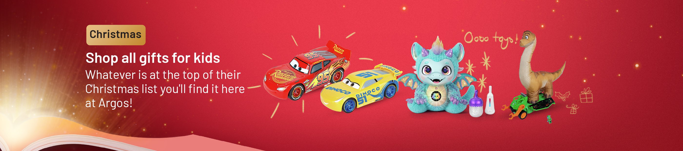 Christmas. Shop all gifts for kids. Whatever is at the top of their Christmas list you"ll find it here at Argos!