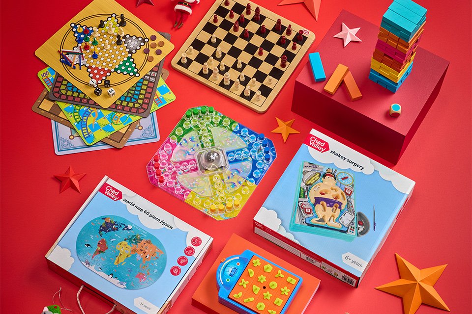 Gifts for the game lover. Wrap up cosy board games and fun family classics and play together at Christmas.