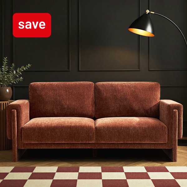 Save 20% on selected indoor furniture on orders over £100. Use code FURN20.