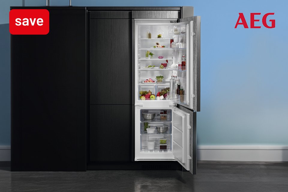 Save 10% on all AEG large kitchen appliances with code AEG10.