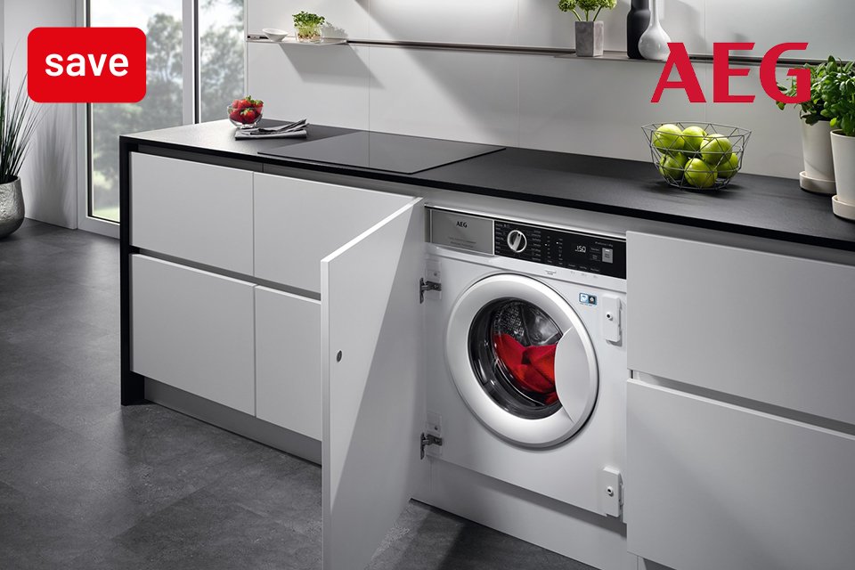 Save 10% on all AEG large kitchen appliances with code AEG10.