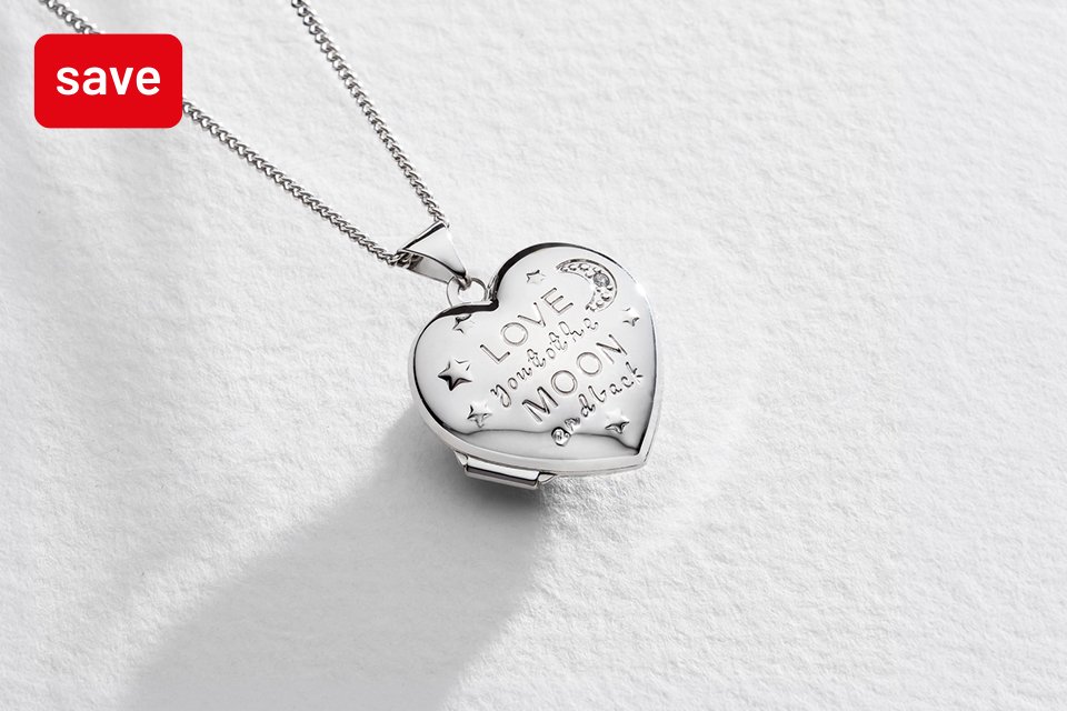 Save up to 50% on selected jewellery and watches.