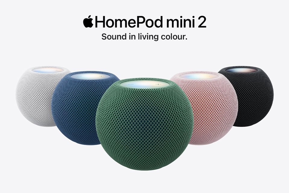 Apple HomePod mini 2. Sound in living colour.