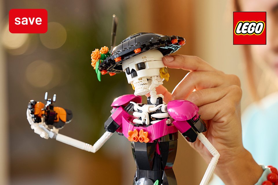 Save up to 1/3 on selected LEGO®. Your Halloween build awaits.