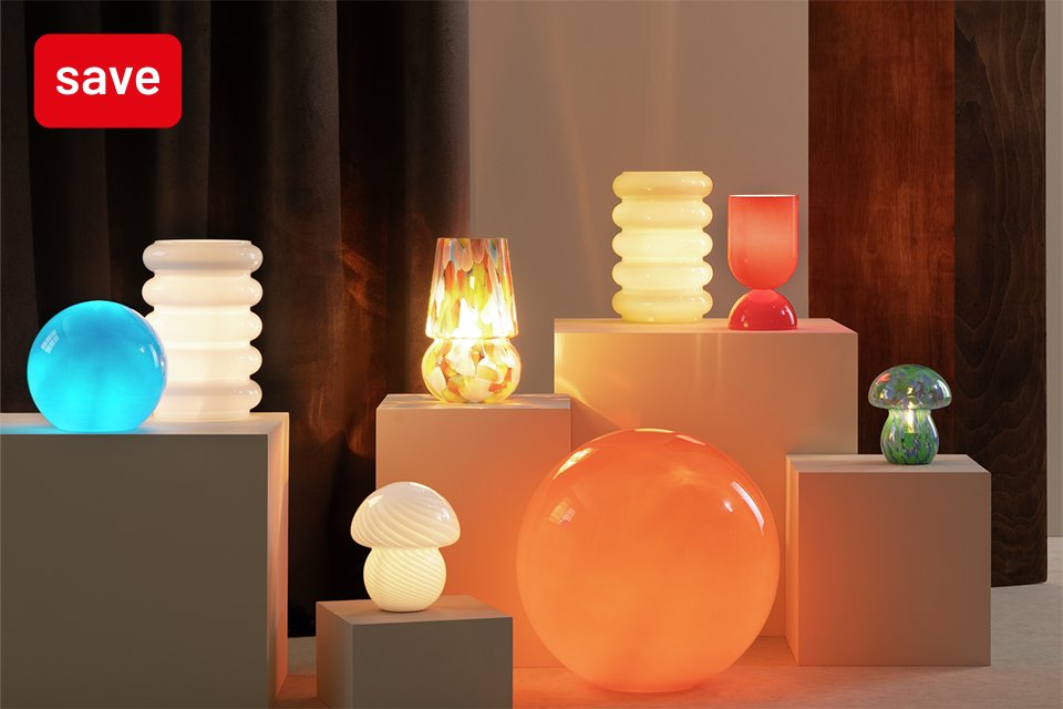 Save 20% on selected lighting with code LIGHT20. More lines included than ever before.