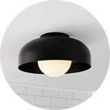 Ceiling lights.