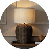 Table lamps.