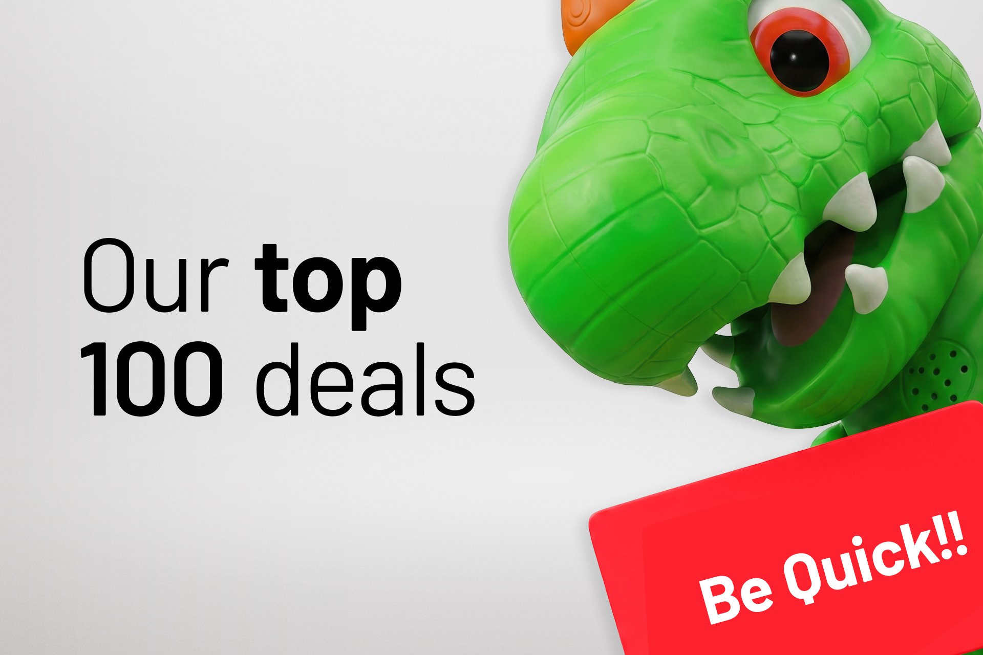 Shop our top 100 deals. Quick click, easy collect. Subject to availability.