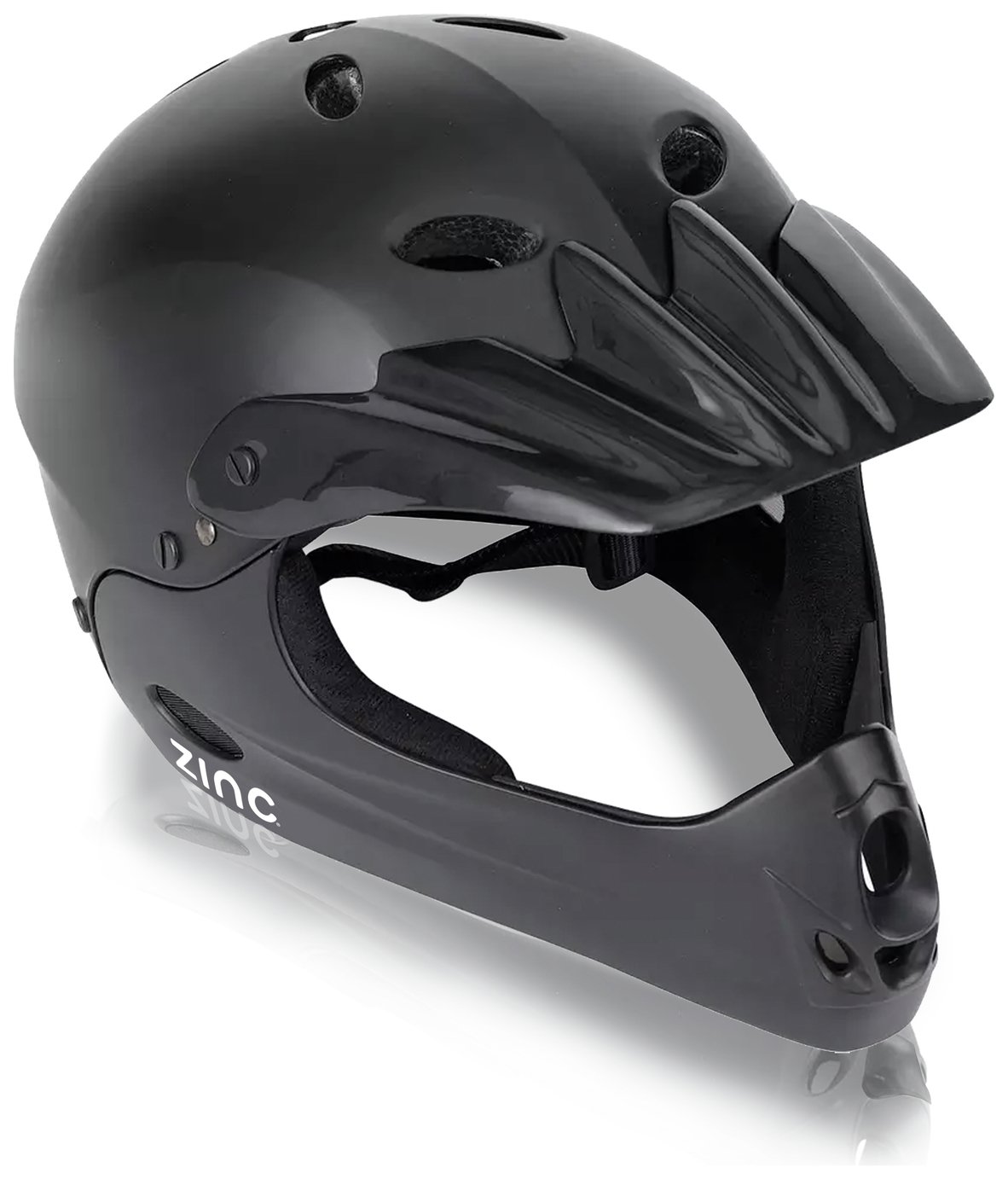 zinc full face bike helmet