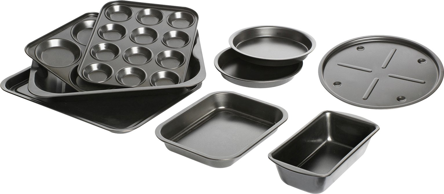 Argos Home 9 Piece Steel Bakeware Set