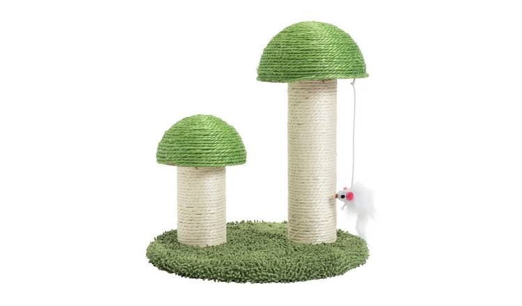 Buy Double Toadstool Cat Scratcher Mouse Cat toys Argos