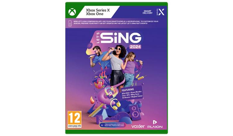 Xbox singing shop games