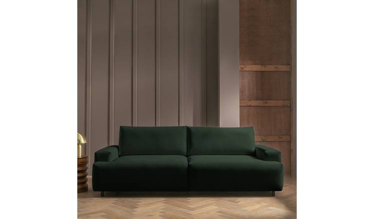 Habitat Julien Fabric 4 Seater Sofa Bed - Green