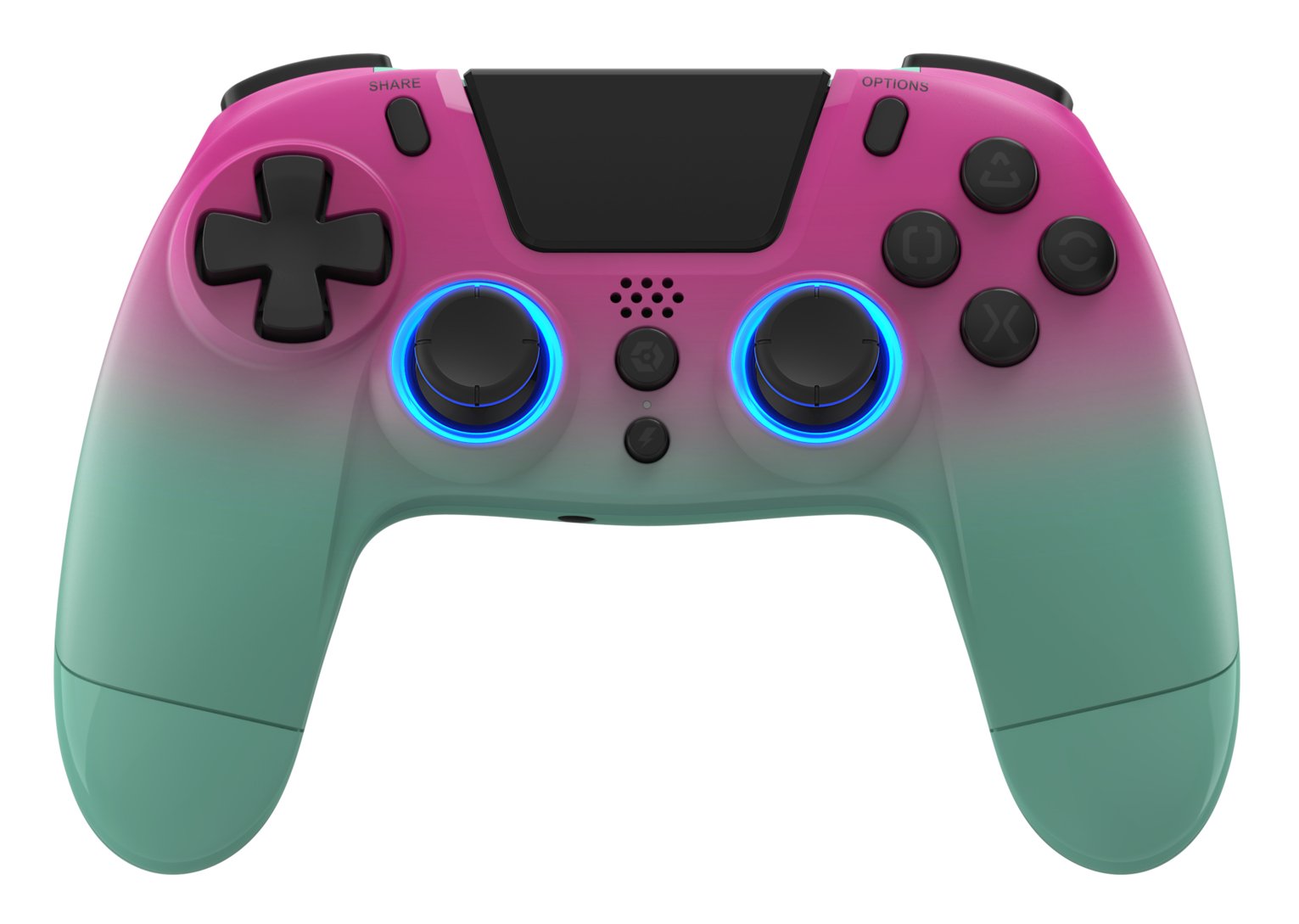Gioteck VX4  PS4 Wireless RGB Controller - Pink Teal