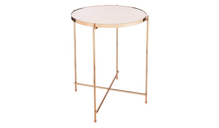 Buy Argos Home Boutique End Table - Rose Gold | Side ...