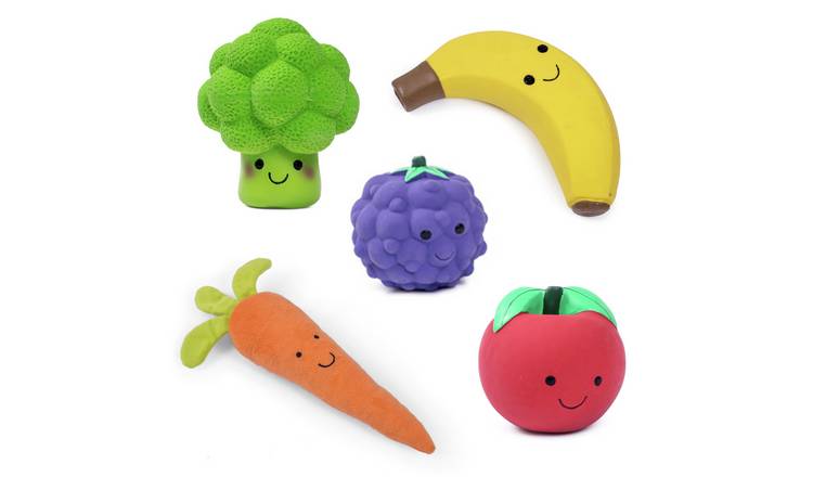 Petface Vegetable Pets 5 A Day Dog Toy
