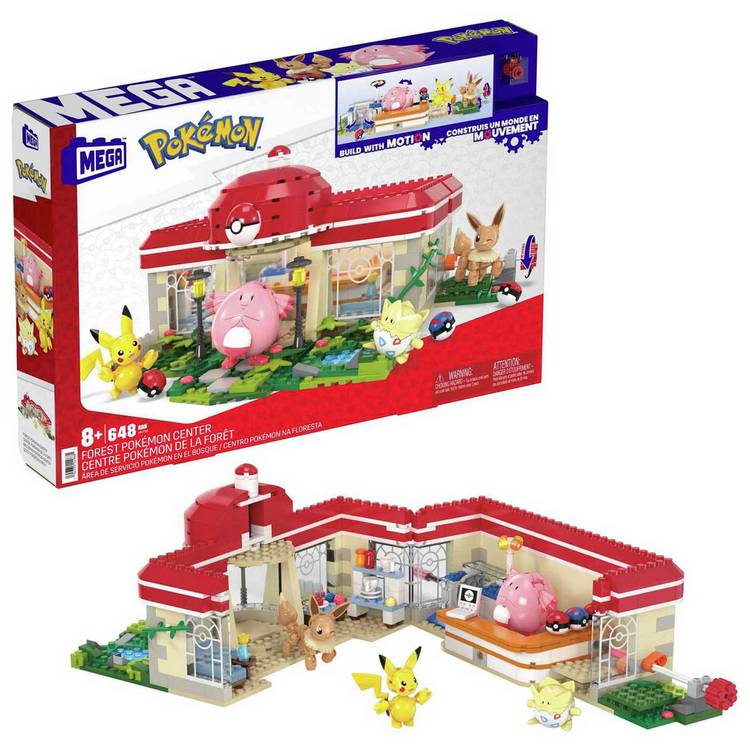 Mega Pokemon Building Set - Forest Pokemon Center 0