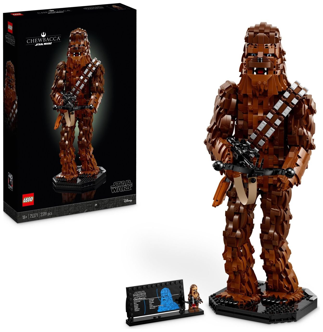 LEGO Star Wars Chewbacca Collectible Figure for Adults 75371