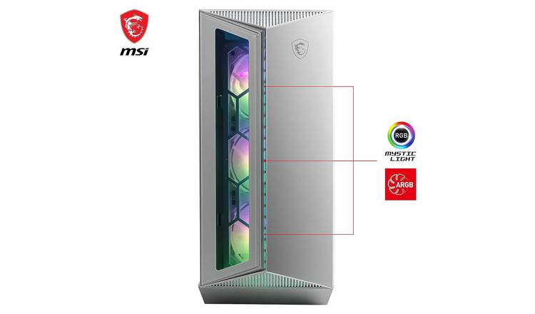 MSI MPG GUNGNIR 110 Series Mid Tower Computer Case - White