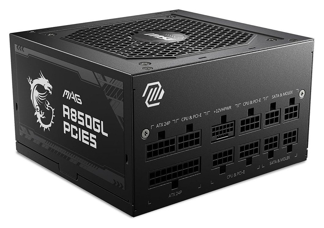 MSI MAG A850GL PCIE5 850 Watt Power Supply