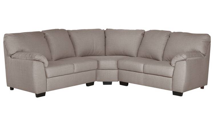 Fabric corner deals sofa argos