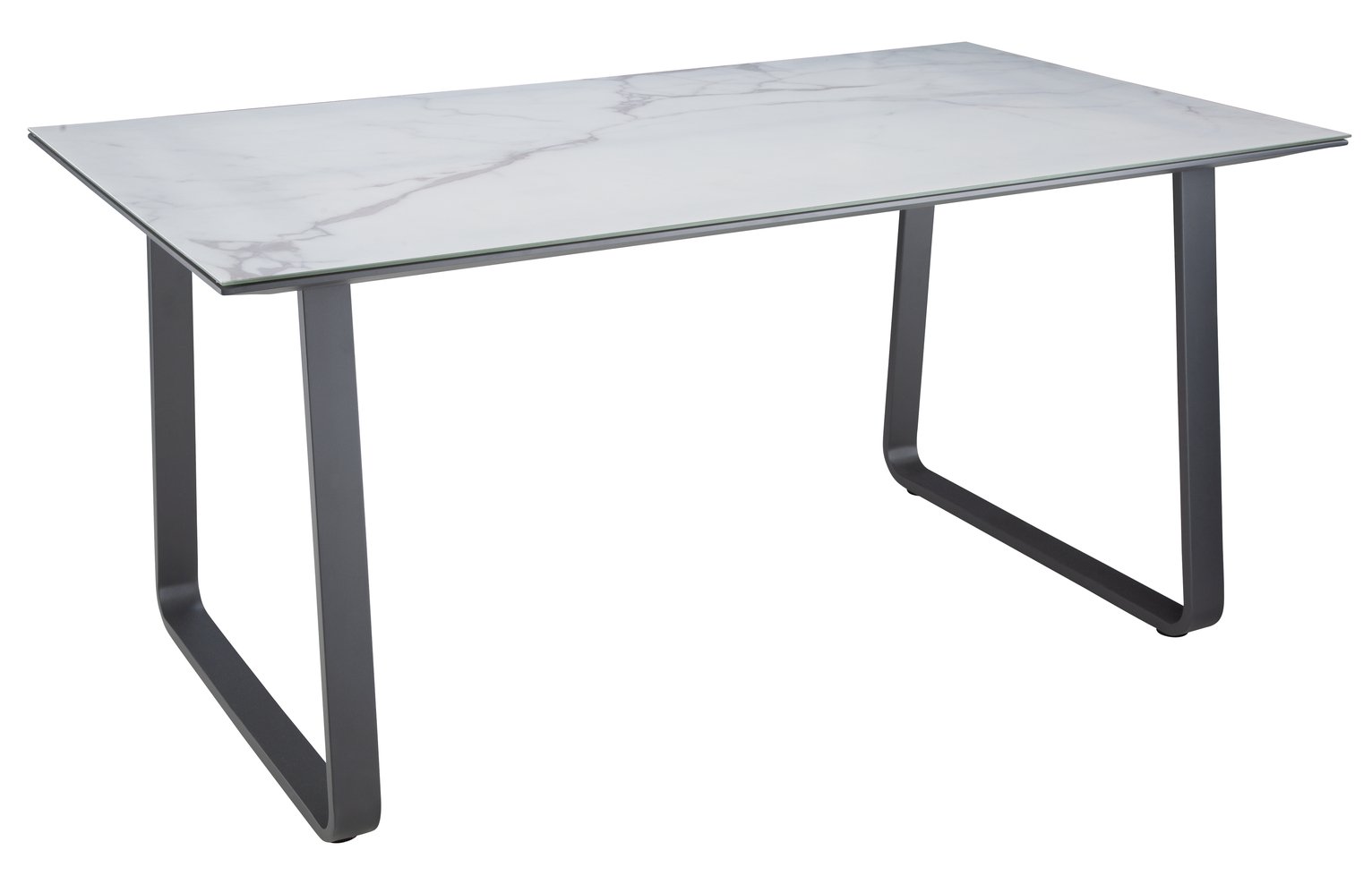 Argos Home Marble Effect 6 Seater Garden Table Review