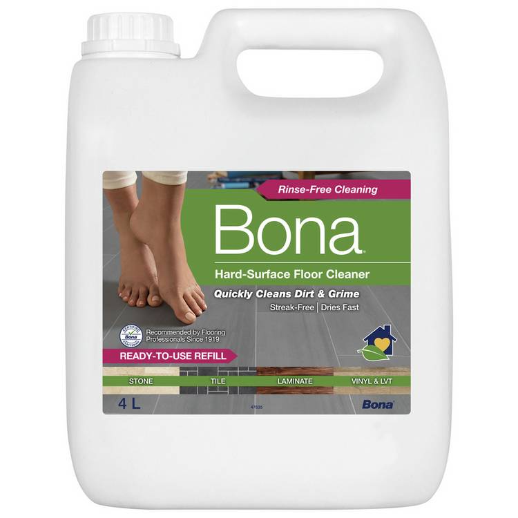 Bona Stone, Tile & Laminate 4L Refill Floor Cleaner Solution 0