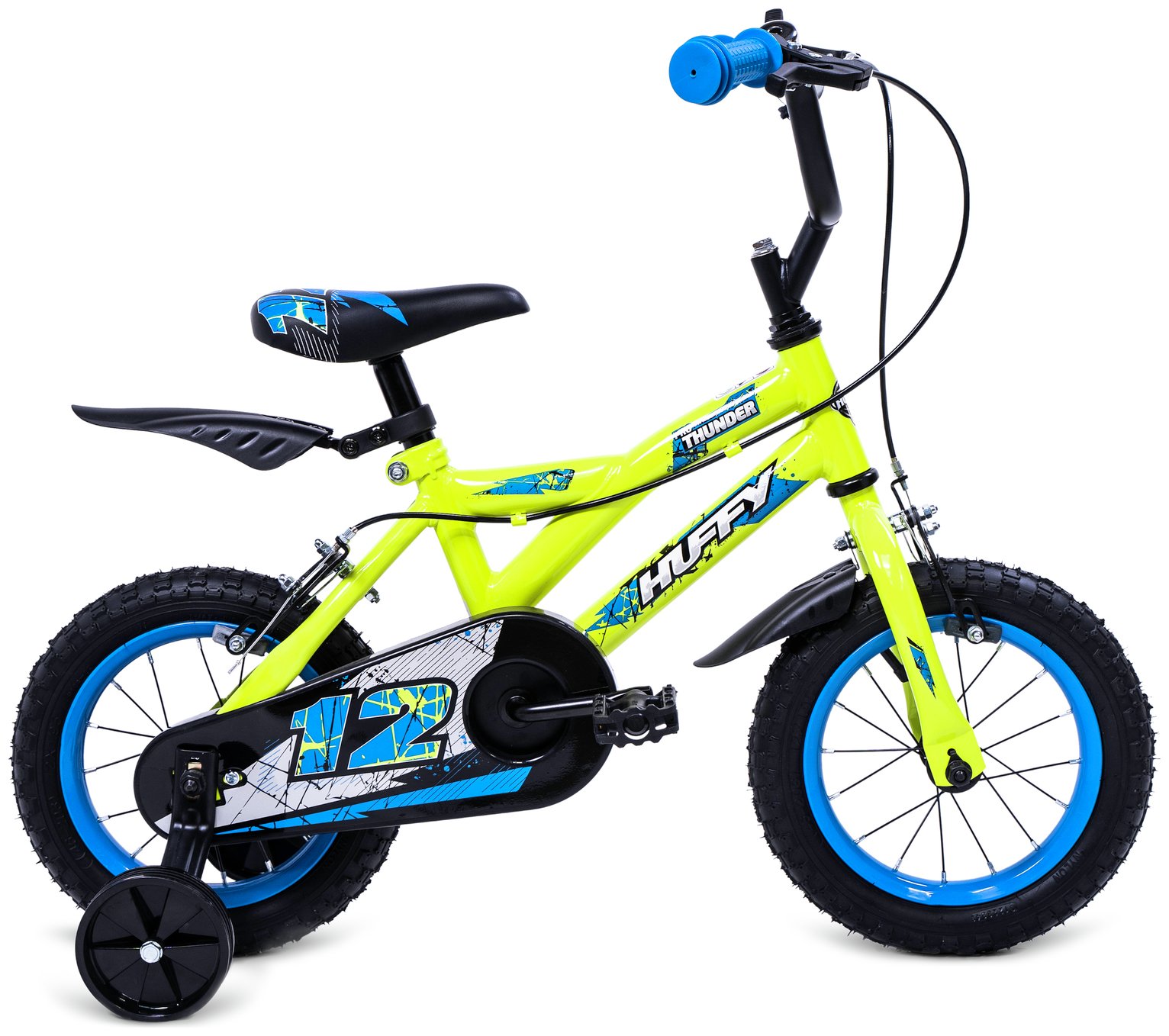 Huffy Pro Thunder 12 inch Wheel Size Kids Bike - Yellow