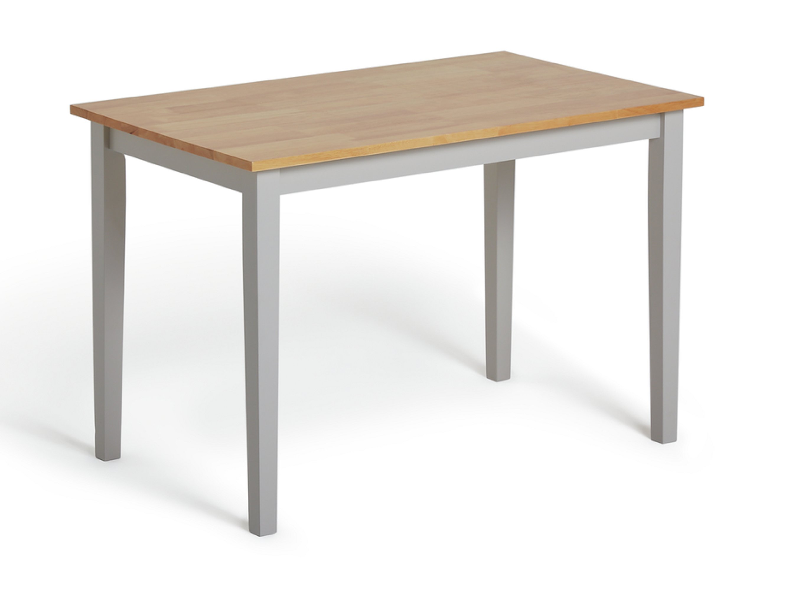Habitat Chicago Solid Wood 2 Seater Dining Table-Grey & Oak