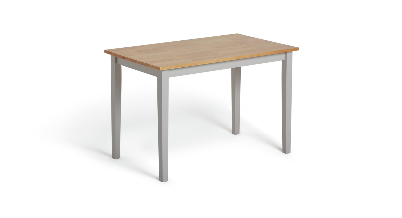 Habitat Chicago Solid Wood 2 Seater Dining Table-Grey & Oak