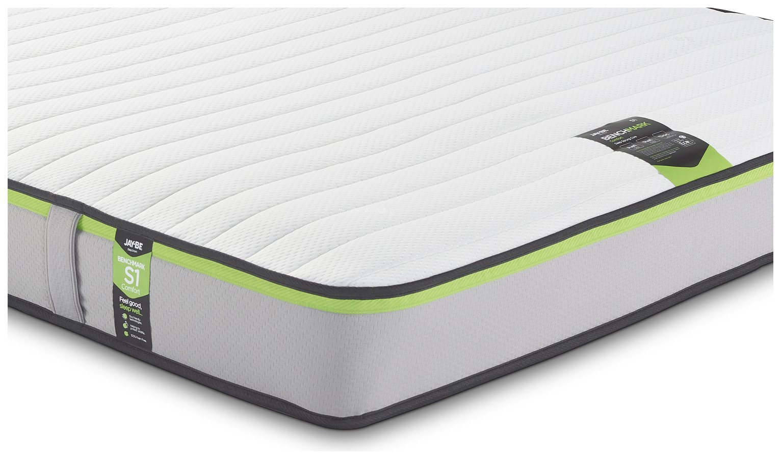 JAY-BE Jay-Be Benchmark S1 Comfort Eco Friendly Sml Double Mattress Small