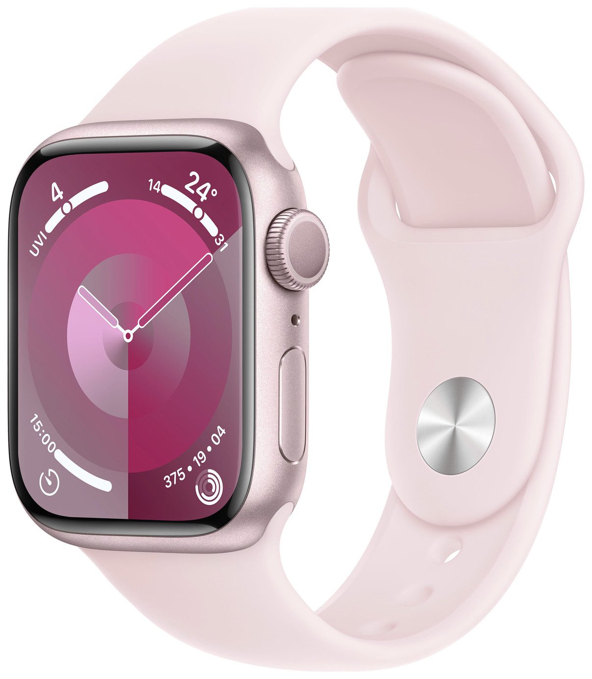 Apple Watch Series 9 41mm Alu Case/Light Pink Sport Band M/L