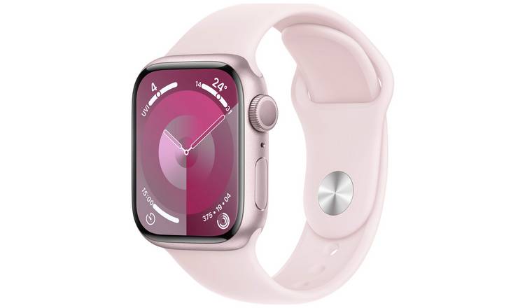 Apple Watch Series 9 41mm Alu Case/Light Pink Sport Band M/L
