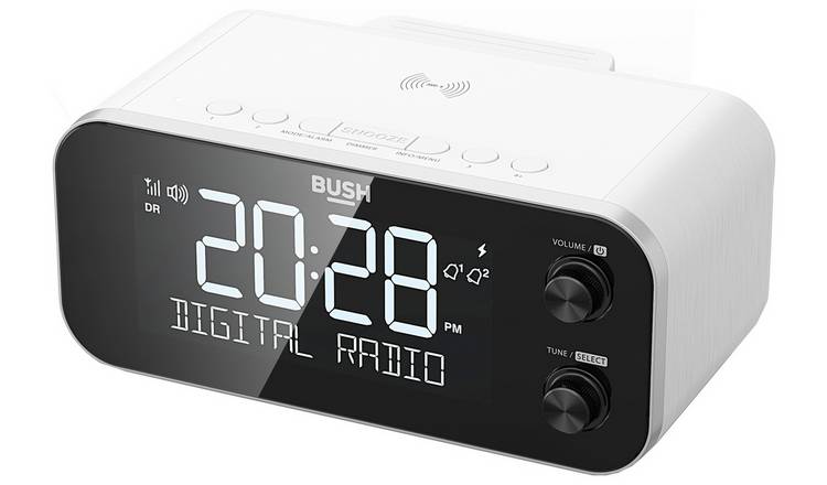 Bush Alta Dab+ Clock Radio - White