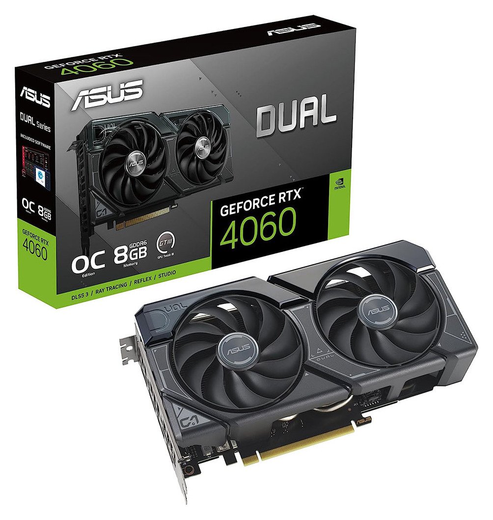 ASUS Nvidia GeForce RTX 4060 Dual OC 8GB Graphic Card