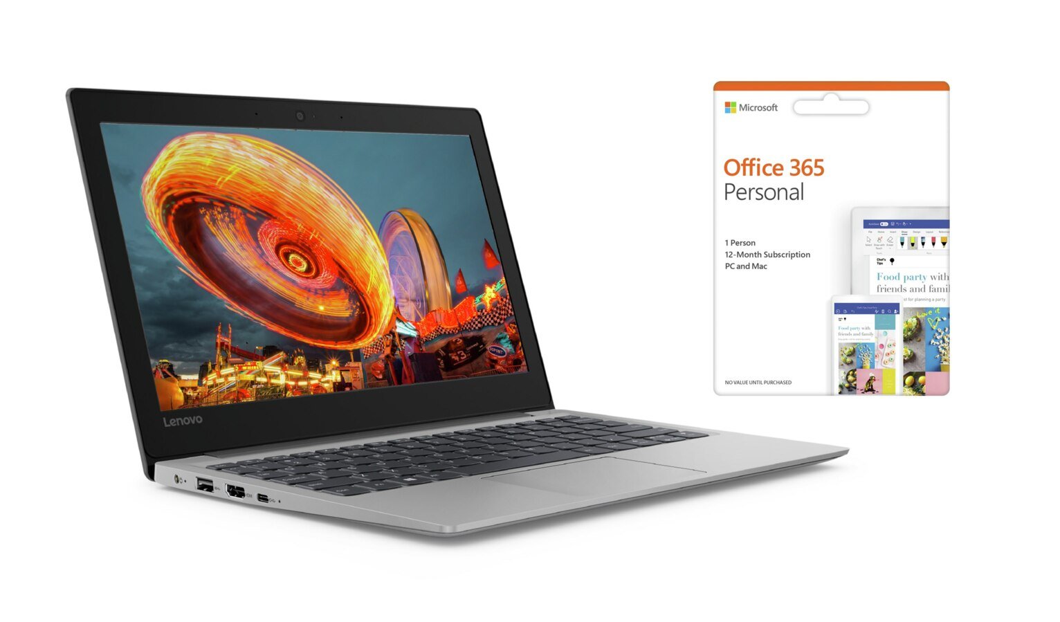 Lenovo IdeaPad S130 11.6 Inch Celeron 4GB 64GB Cloudbook