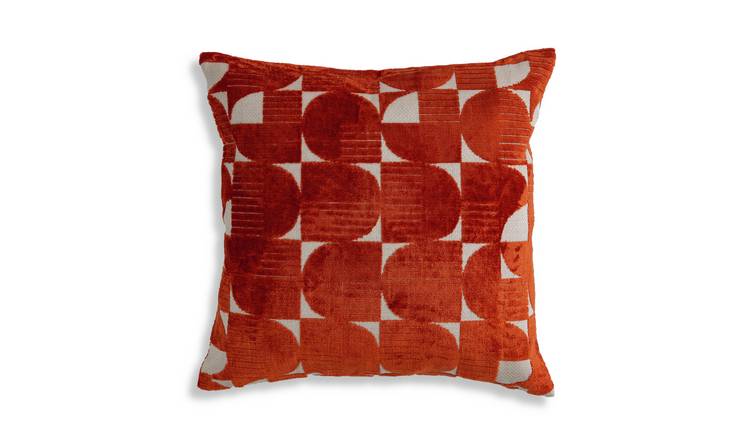 Red and best sale orange cushions