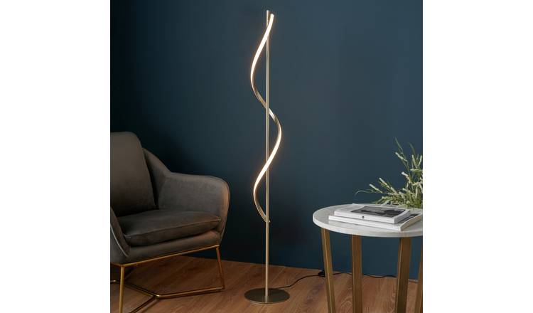 Argos gold best sale floor lamp