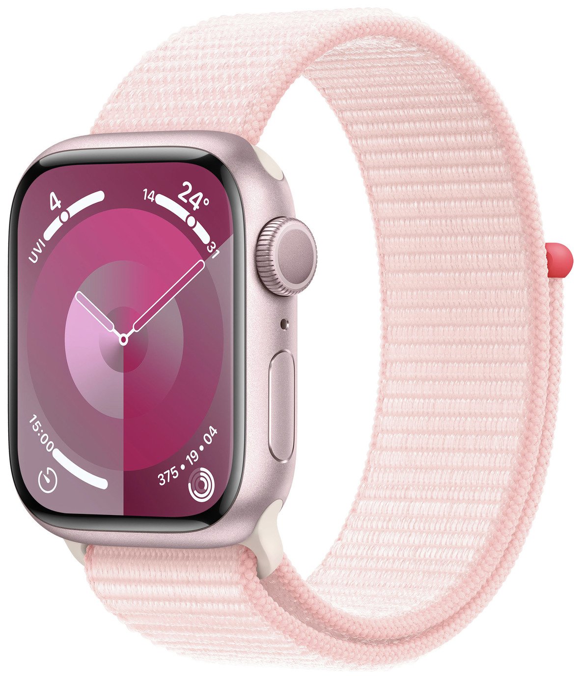 Apple Watch Series 9 41mm Alu Case/ Light Pink Sport Loop