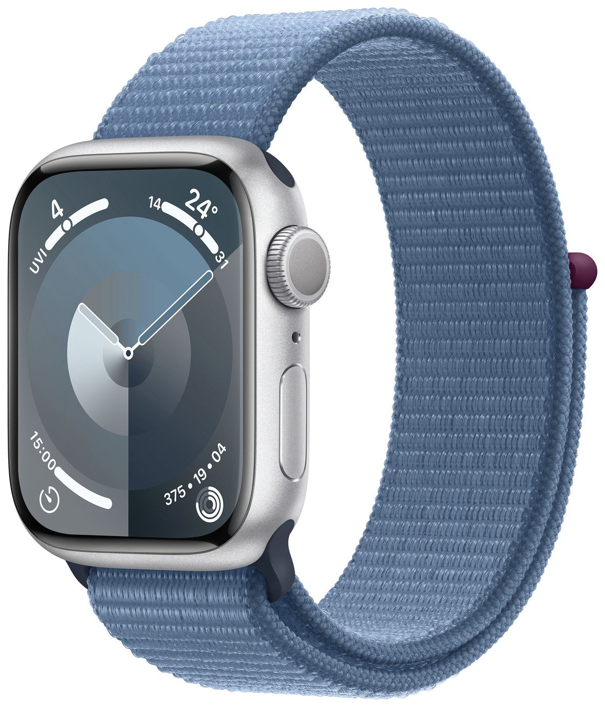 Apple Watch Series 9 41mm Alu Case/Winter Blue Sport Loop