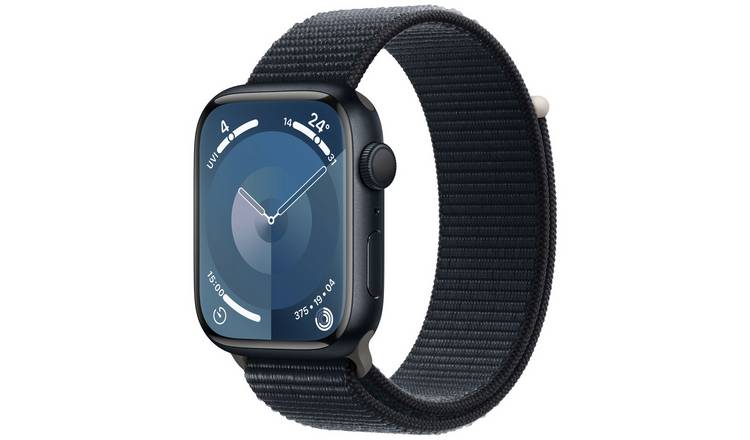 Apple Watch Series 9 45mm Alu Case/ Midnight Sport Loop