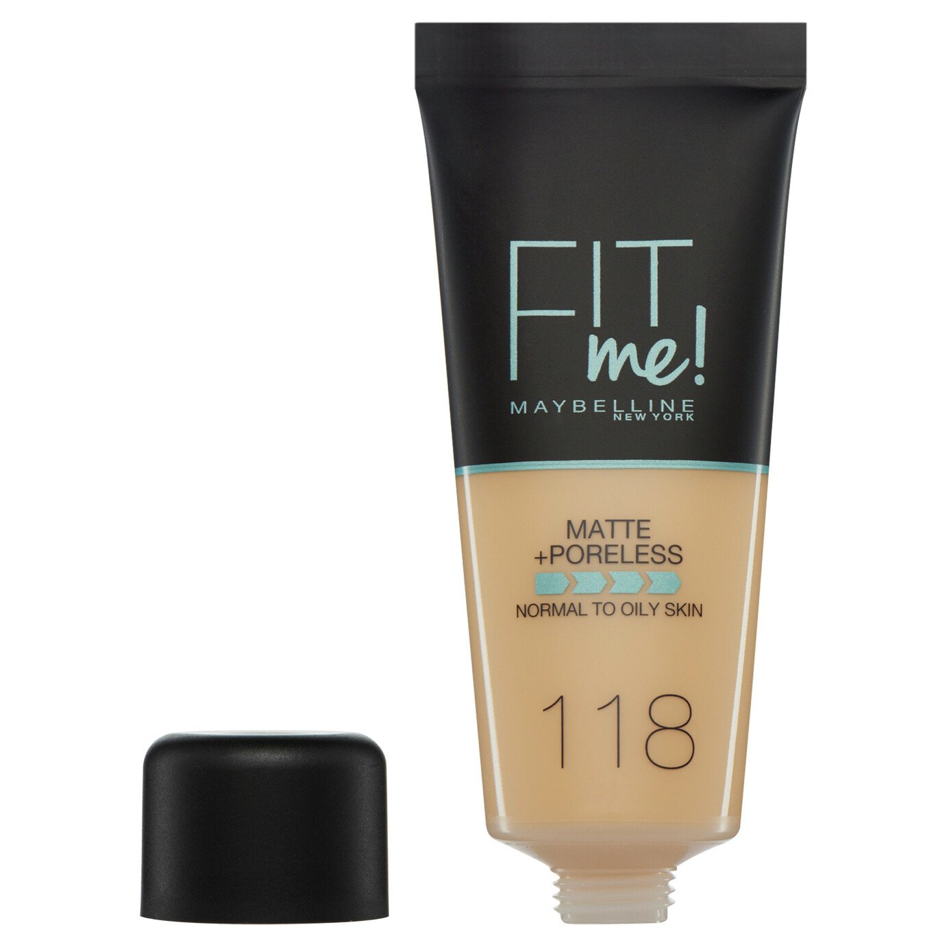 Maybelline Fit Me Matte Poreless Foundation -118 Light Beige Review