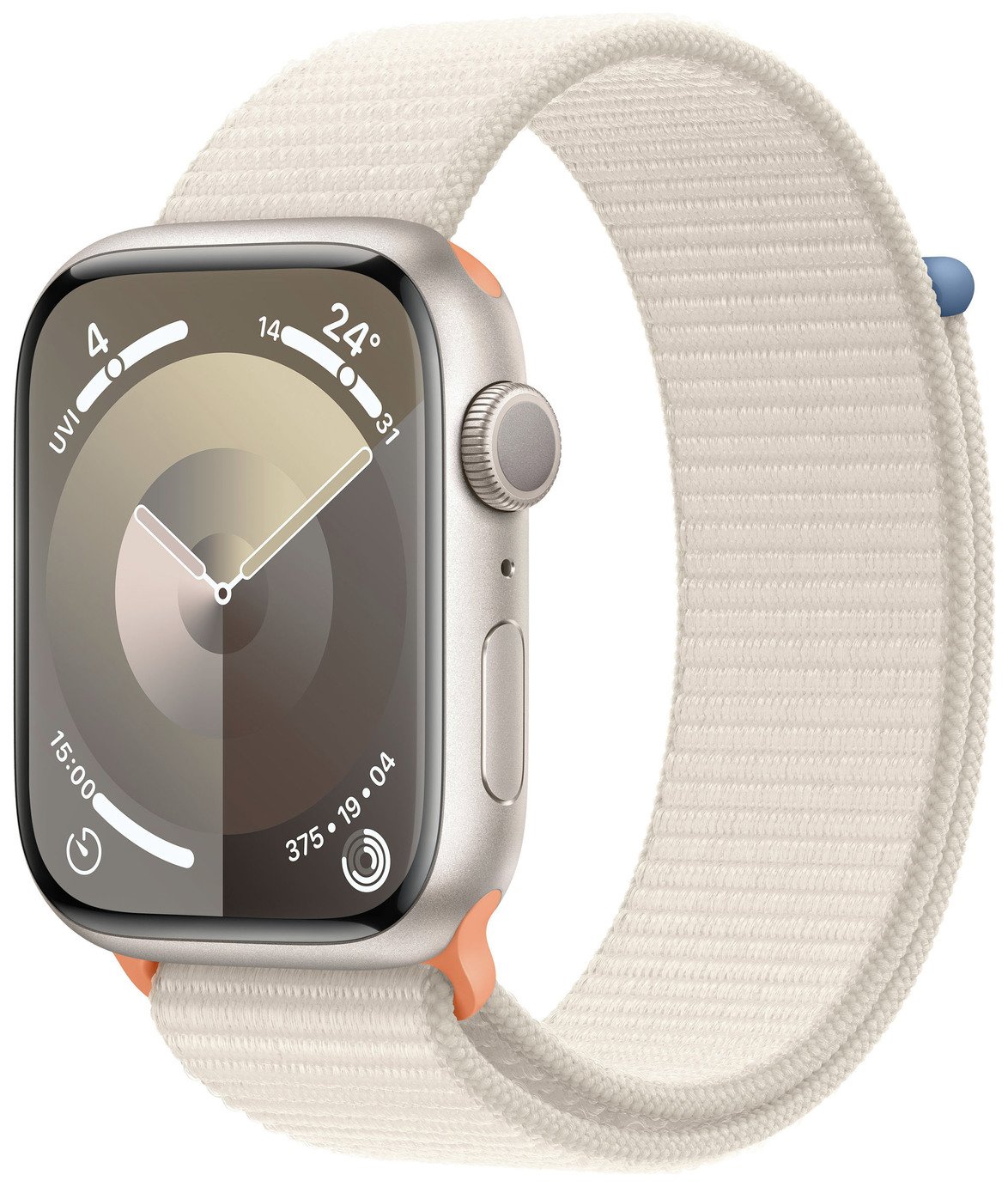 Apple Watch Series 9 45mm Alu Case/ Starlight Sport Loop