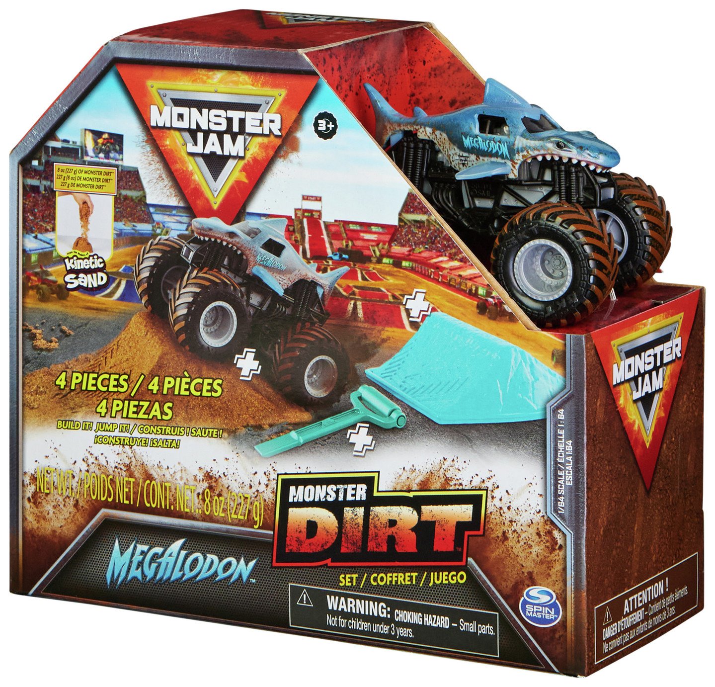 Monster Jam Kinetic Sand Dirt Starter Set
